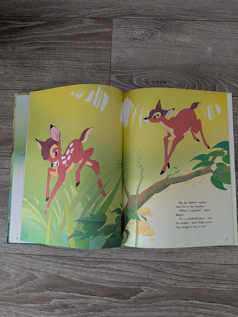 Vintage Walt Disney Bambi Hardcover Book - Picture 3 of 4